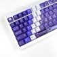 Lilac 119+35 Keys PBT+PC Clear Cherry Profile Keycaps Set for MX Keyboard